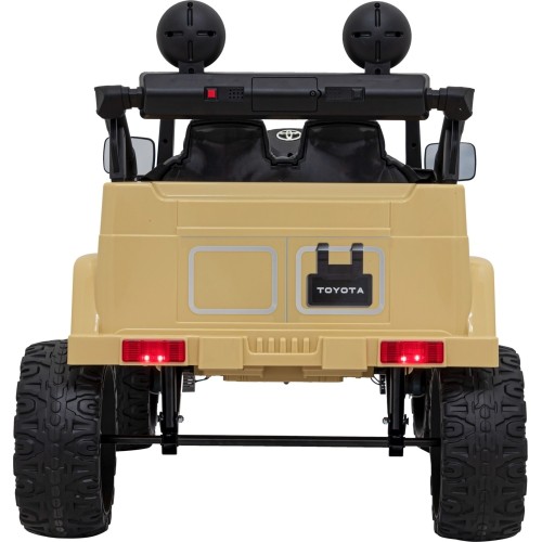 Samochód elektryczny dla dzieci Toyota FJ Cruiser, beżowy