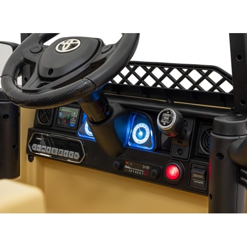 Samochód elektryczny dla dzieci Toyota FJ Cruiser, beżowy