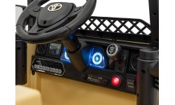 Samochód elektryczny dla dzieci Toyota FJ Cruiser, beżowy