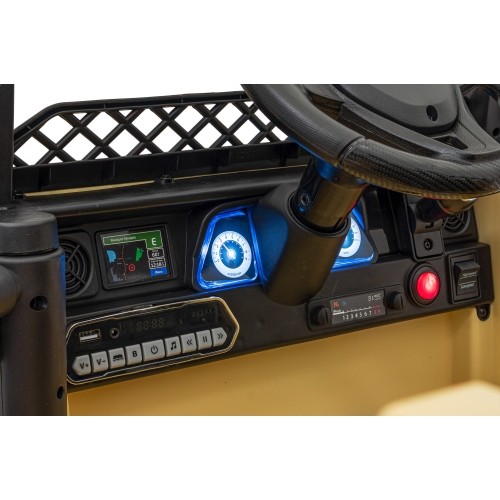 Samochód elektryczny dla dzieci Toyota FJ Cruiser, beżowy