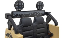 Samochód elektryczny dla dzieci Toyota FJ Cruiser, beżowy
