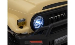 Samochód elektryczny dla dzieci Toyota FJ Cruiser, beżowy