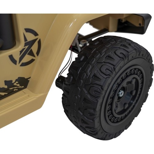 Samochód elektryczny dla dzieci Toyota FJ Cruiser, beżowy