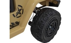 Samochód elektryczny dla dzieci Toyota FJ Cruiser, beżowy
