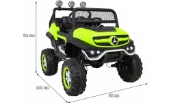 Pojazd Mercedes BENZ UNIMOG Zielony