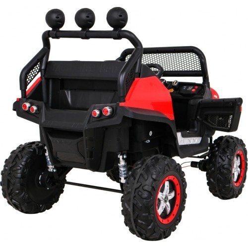 Pojazd Mercedes BENZ UNIMOG czerwony