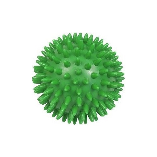 Piłka do masażu YATE jeżyk z kolcami, 7,8 cm, zielona