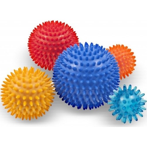 YATE Piłka do masażu Jeż Igel z kolcami 6,3 cm pomarańczowa