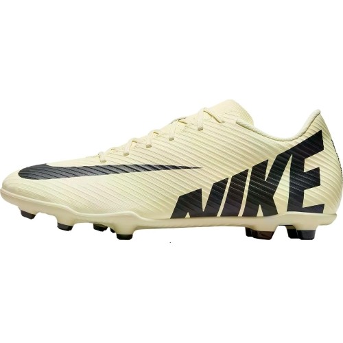 Buty piłkarskie męskie Nike Vapor 15 Club FG/MG czarno-żółte DJ5963 700