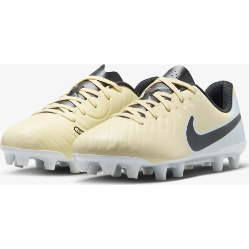 Buty piłkarskie Nike Jr Legend 10 Club FG/MG dla młodzieży żółte DV4352 700