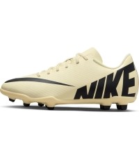 Buty piłkarskie dziecięce Nike Jr Vapor 15 Club FG/MG Yellow Black DJ5958 700