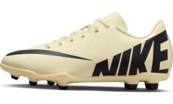 Buty piłkarskie dziecięce Nike Jr Vapor 15 Club FG/MG Yellow Black DJ5958 700