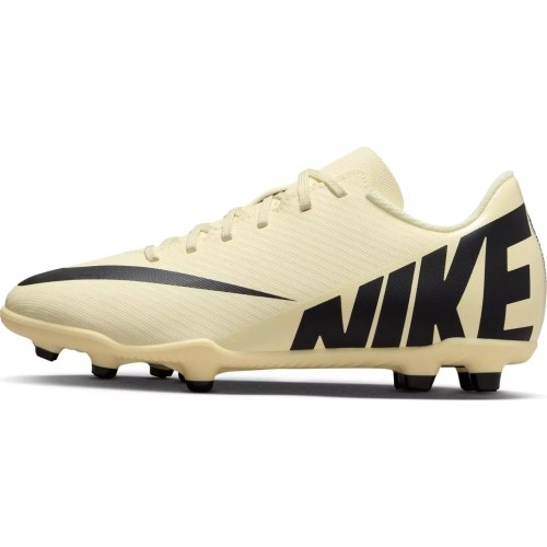 Buty piłkarskie dziecięce Nike Jr Vapor 15 Club FG/MG Yellow Black DJ5958 700