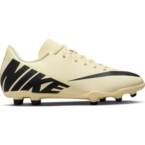 Buty piłkarskie dziecięce Nike Jr Vapor 15 Club FG/MG Yellow Black DJ5958 700