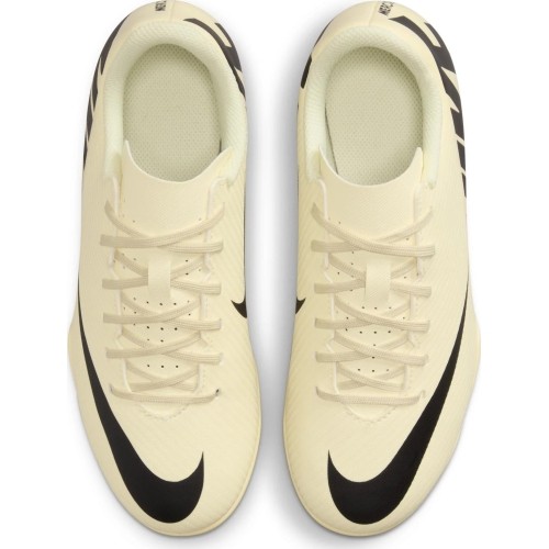 Buty piłkarskie dziecięce Nike Jr Vapor 15 Club FG/MG Yellow Black DJ5958 700
