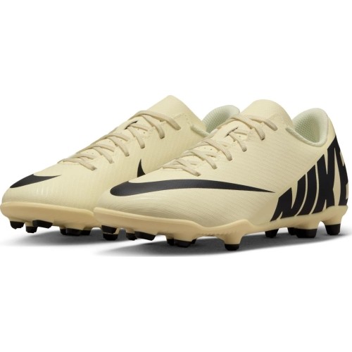 Buty piłkarskie dziecięce Nike Jr Vapor 15 Club FG/MG Yellow Black DJ5958 700