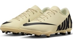 Buty piłkarskie dziecięce Nike Jr Vapor 15 Club FG/MG Yellow Black DJ5958 700
