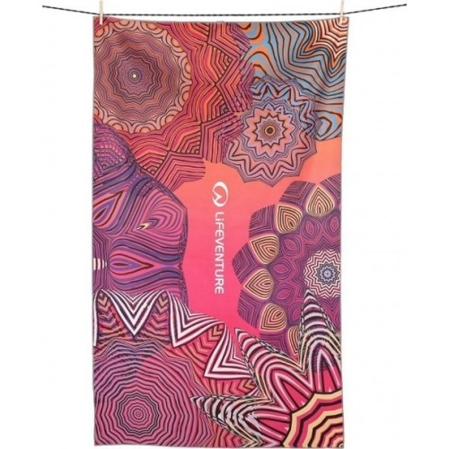 Ręcznik podróżny Lifeventure Soft Fibre Mandala - Giant