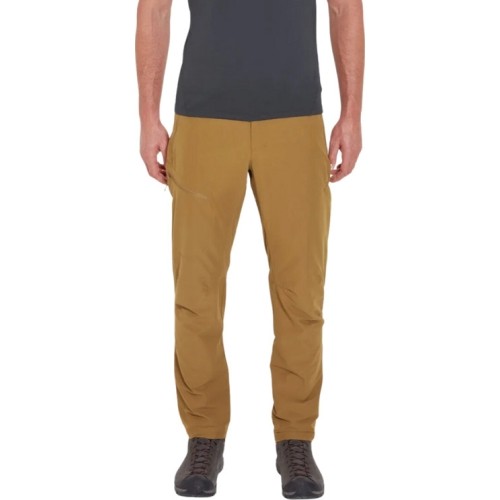 Przedłużone spodnie męskie RAB Incline Light Pants z długą nogawką - Rusva (dark butternut)