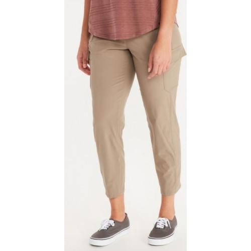 Damskie spodnie Marmot Wms Elda Cargo Ankle Pant Stonework - XS