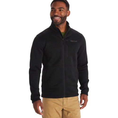 Męski sweter Marmot Drop Line Jumper - Juoda
