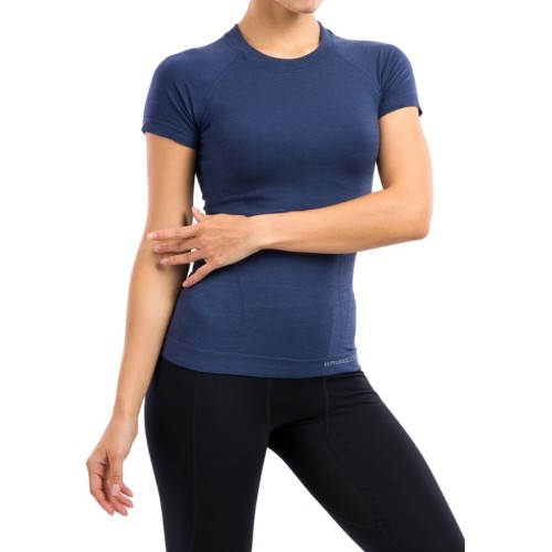 Mot. Brubeck Wmn Active Wool T-shirt - Mėlyna