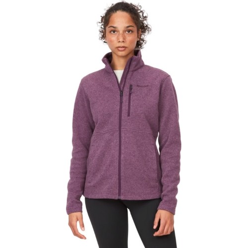 Damski sweter Marmot Drop Line Jumper - Violetinė