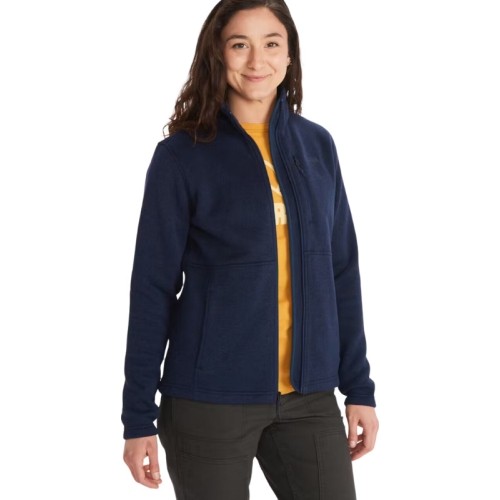 Damski sweter Marmot Drop Line Jumper - Mėlyna (ink)