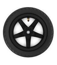 Koło czarne 12,5x2,25-8 slick, przyczepność