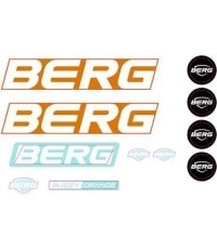 Buzzy - Zestaw naklejek Pomarańczowy