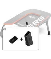 Pro Launcher gumowa stopka prostej nogi + plastikowa zaślepka (2 szt.)