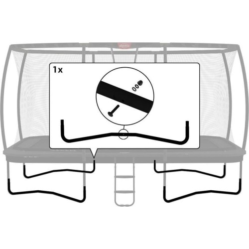 Ultim Champion – noga w kształcie W 410 (lewa + prawa, z mocowaniami)