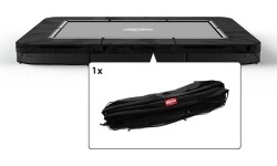 Ultim Favorit - InGround Padding 280 Czarny z białą krawędzią