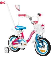 Rower Karbon Mimi 12 różowo-niebieski