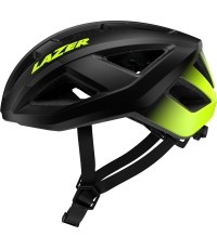 Kask Lazer Tonic, M 55-59 cm (fluorescencyjny/czarny matowy)