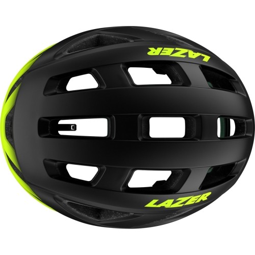 Kask Lazer Tonic, M 55-59 cm (fluorescencyjny/czarny matowy)