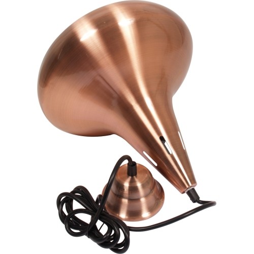Indywidualna lampa do bilarda karambolowego brązowa 26cm