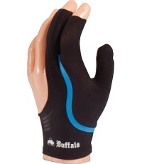 Buffalo Rękawice bilardowe dwustronne czarny/niebieski M