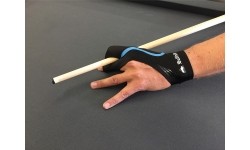 Buffalo Rękawice bilardowe dwustronne czarny/niebieski M