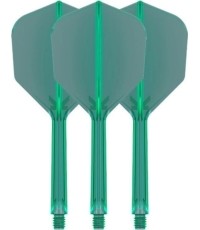 Piórka do rzutek Target K-Flex No.6 In Between, 3 szt. - Zielony