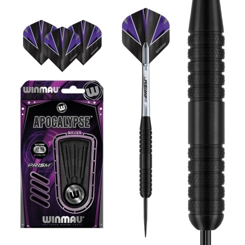 Rzutki Winmau Apocalypse z mosiężną stalową końcówką