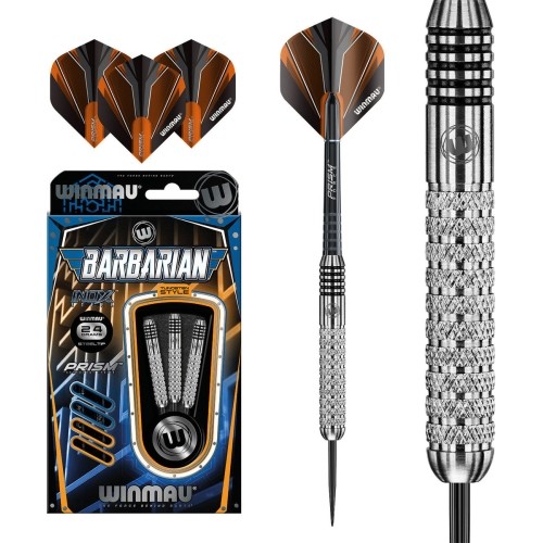 Rzutki Winmau Barbarian Inox z metalowym grotem