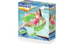 Fotel z oparciem Lazy Lounge Green BESTWAY