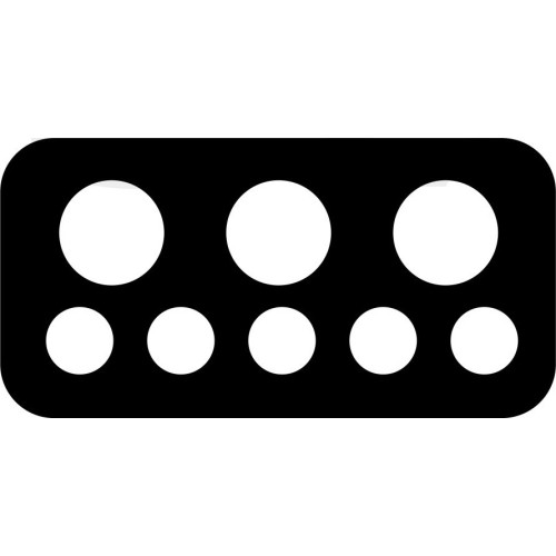 Twardy futerał na kije bilardowe, Predator Metro, czerwony, 3x5, 85 cm