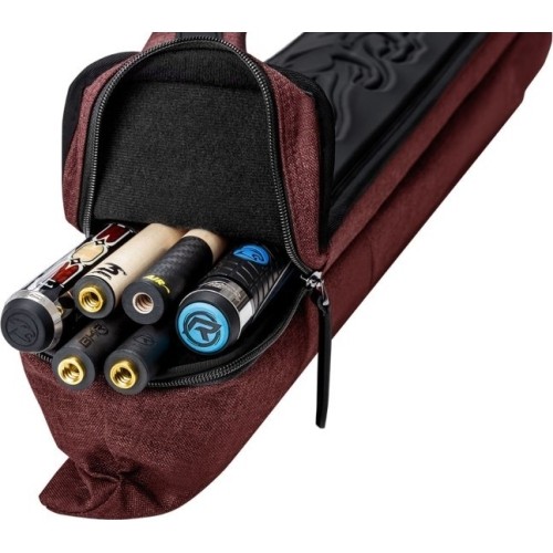 Twardy futerał na kije bilardowe, Predator Metro, czerwony, 2x4, 85 cm