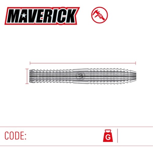 Rzutki Winmau Maverick z końcówką ze stali wolframowej 80%