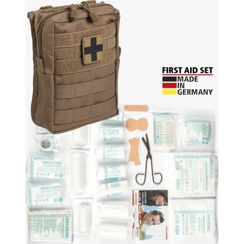 DARK COYOTE LARGE 43-PIECE FIRST AID SET LEINA