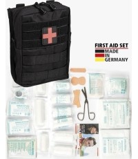 BLACK LARGE 43-PIECE FIRST AID SET LEINA