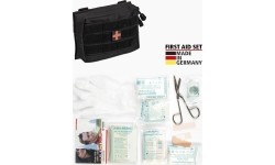 BLACK SMALL 25-PIECE FIRST AID SET LEINA