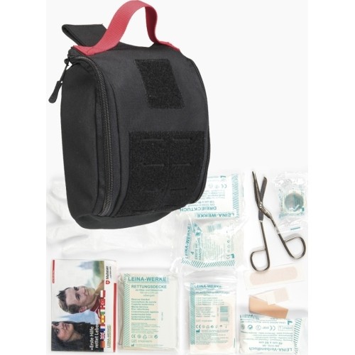 BLACK IFAK POUCH 25-PIECES LASER CUT